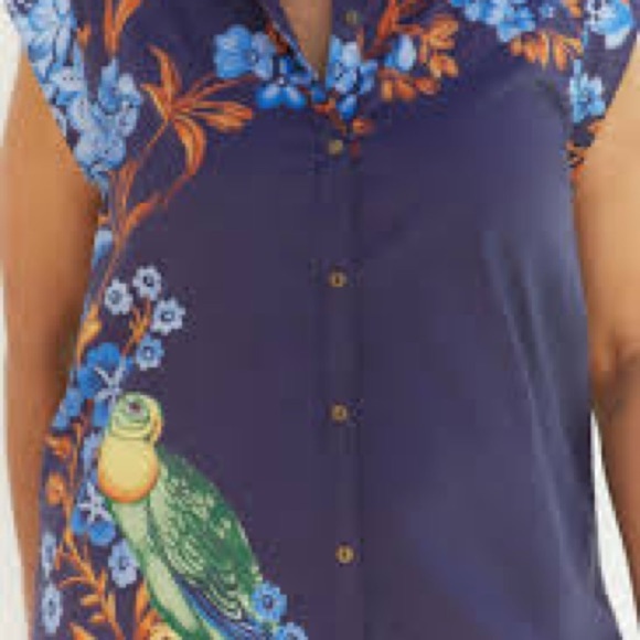 Anthropologie Maeve Button Down Dress size xxs - Picture 2 of 9